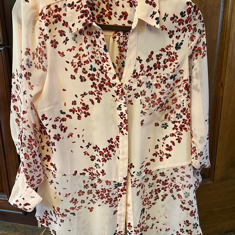 Floral Print Women's Top